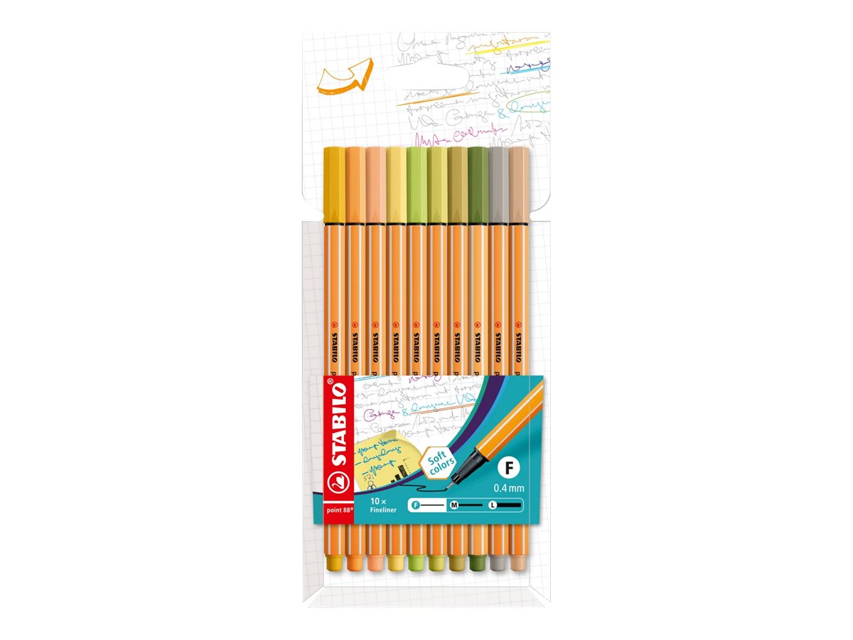 Pochette de 30 crayons feutre stabilo point 88 - pointe fine - La Poste
