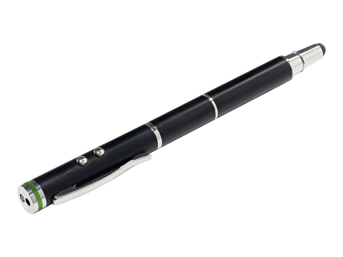 Leitz Complete 4 in 1 - Stylet / lampe torche / stylo à bille / pointeur  laser - noir Pas Cher