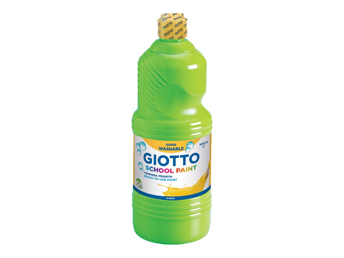 Giotto School - Gouache ultra lavable - noir - bouteille d'1 L