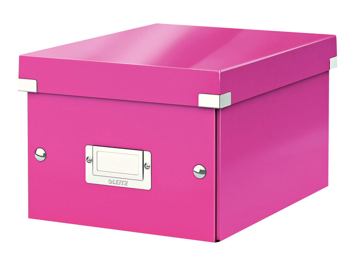 Leitz Click & Store - Boîte de rangement A5 - rose métallisé