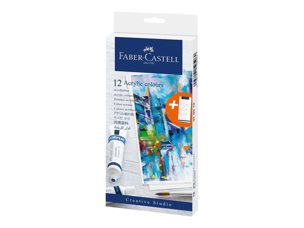 Faber-Castell 12 pastilles peinture à l'eau