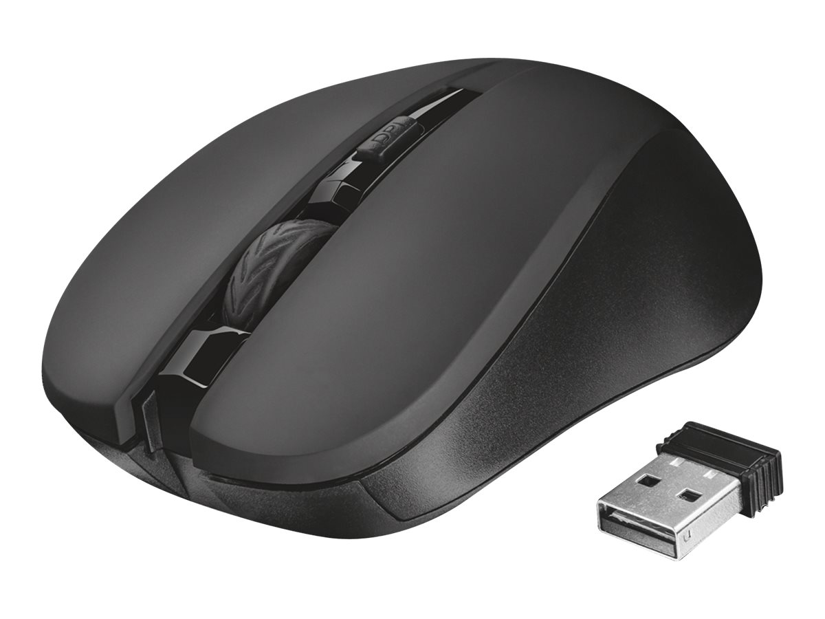Trust Mydo - souris sans fil silencieuse - noir