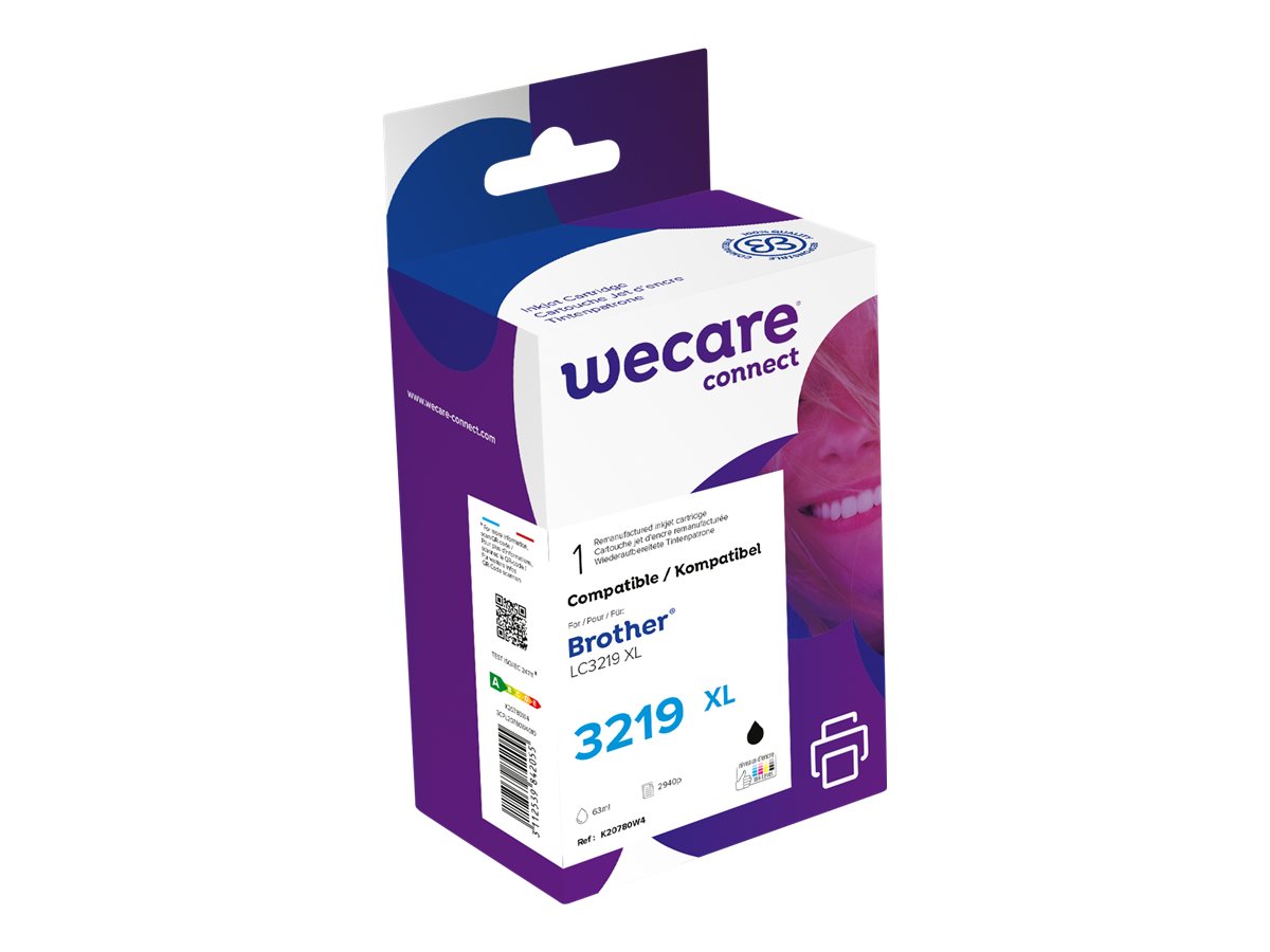 Cartouche compatible Brother LC3219XL - noir - Wecare K20780W4 
