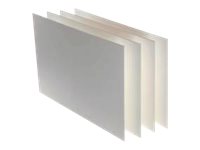 Carton Plume Mousse Blanc 3mm A4 - Lot De 10 - Léger Et Facile à Découper - Pour Maquettes, Déco, Arts