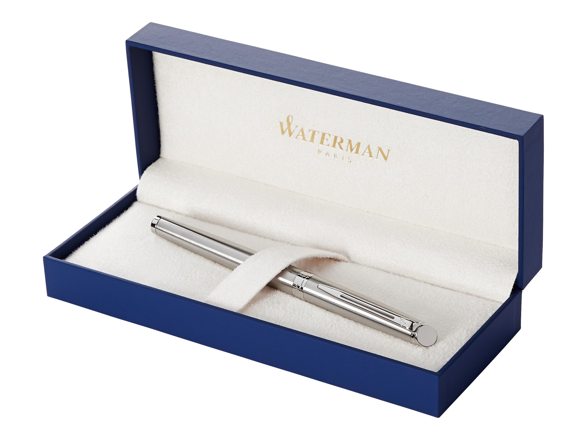 Stylo Bille Waterman Gentleman Slim - Grain D'orge Et Plaque Or - État Comme Neuf