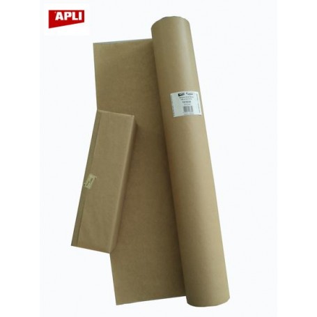 Rouleau De Papier Cadeau Kraft Clairefontaine - Motif Pétales - 50 M X 70 Cm, Grammage 70 G - Fabriqué En France