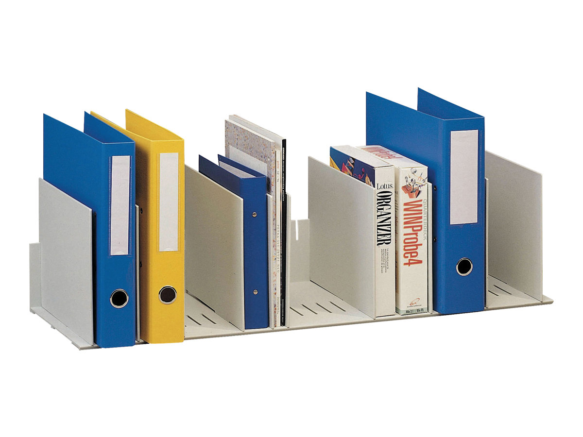 Classeur Vertical Porte-Revues Métal 4 Compartiments Vertical - Organisation Bureau A4 Noir Organisateur Documents Bureau A4 Noir