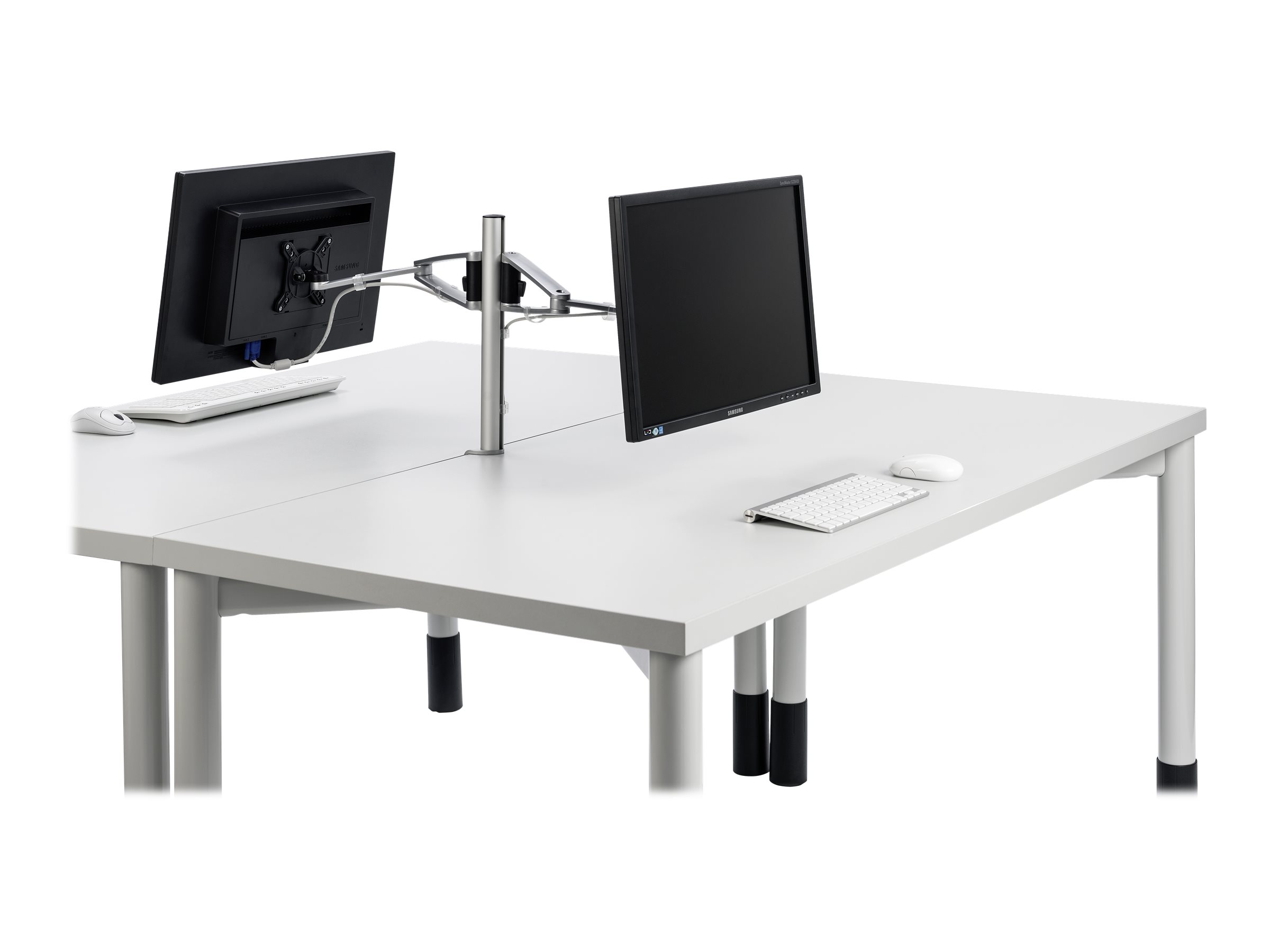 Fellowes Bras Porte-Écran Reflex Simple - Support Écran 27 Pouces Hauteur Et Profondeur Ajustables VESA