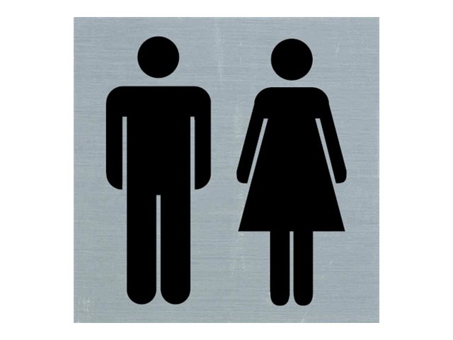 Pancarte Double-face 'Ne Pas Déranger' – Porte De Toilettes/bureau – 23,5x8cm