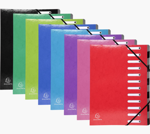 Viquel - Trieur Extensible 6 Positions A4 RAINBOW CLASS