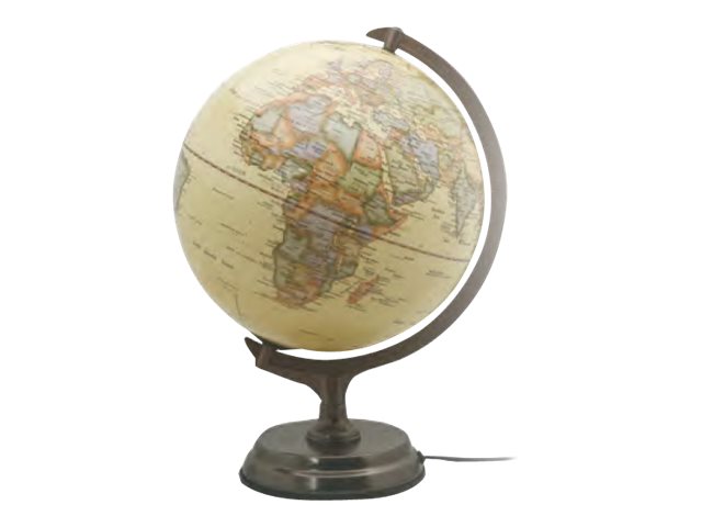Globe Lumineux 30 Cm Bleu Globenkit - Double Carte Physique/Politique