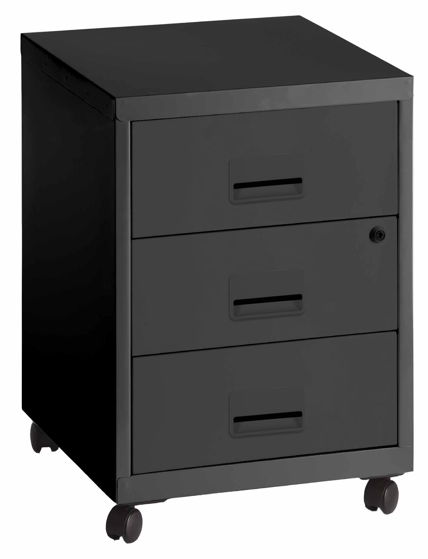 Caisson De Bureau CLIPOP Armoire De Classement Mobile à 3 Tiroirs Caisson Bureau