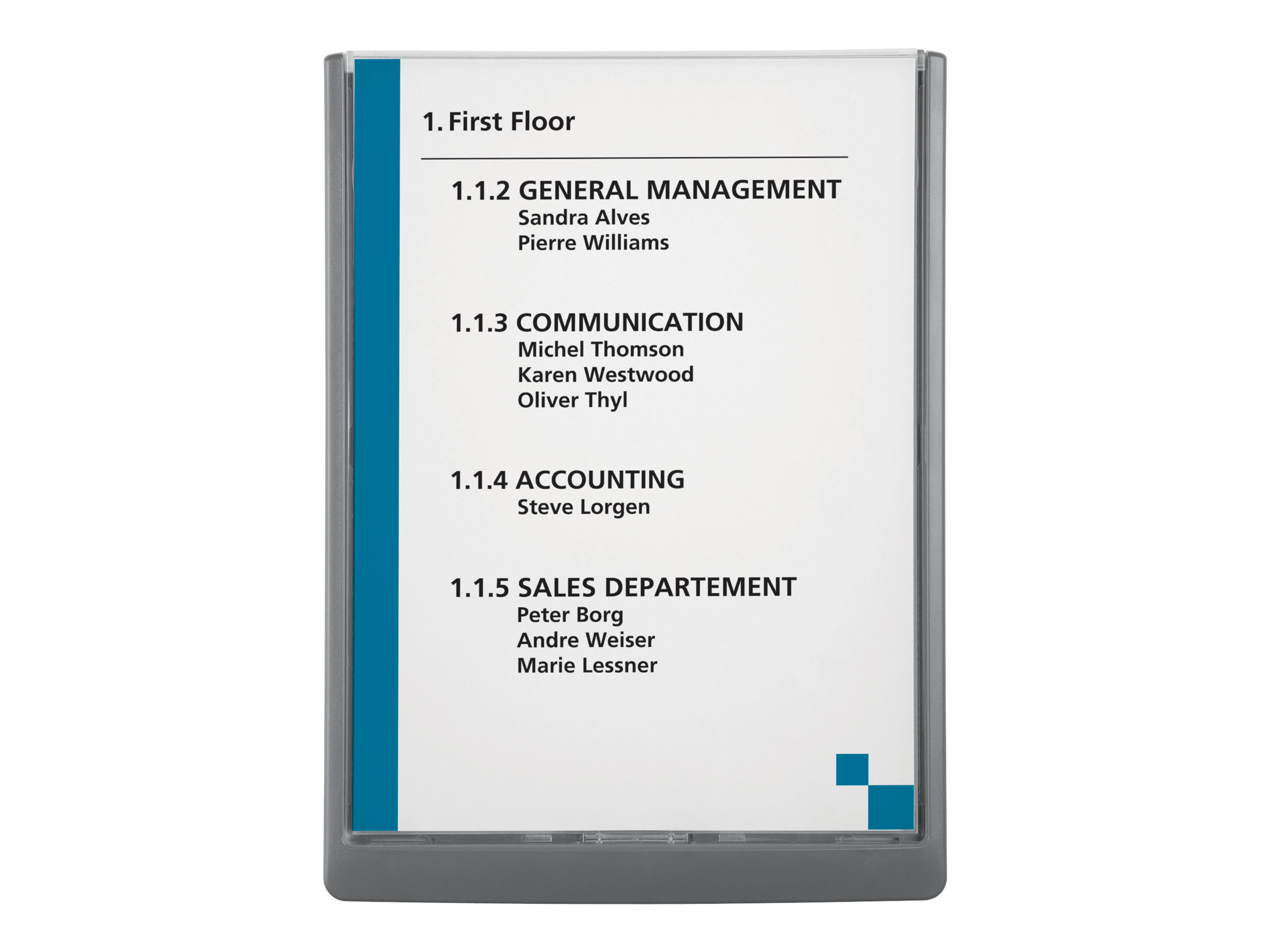 Plaque De Porte A4 Aluminium Durable | 210x297mm - Personnalisable Bureau