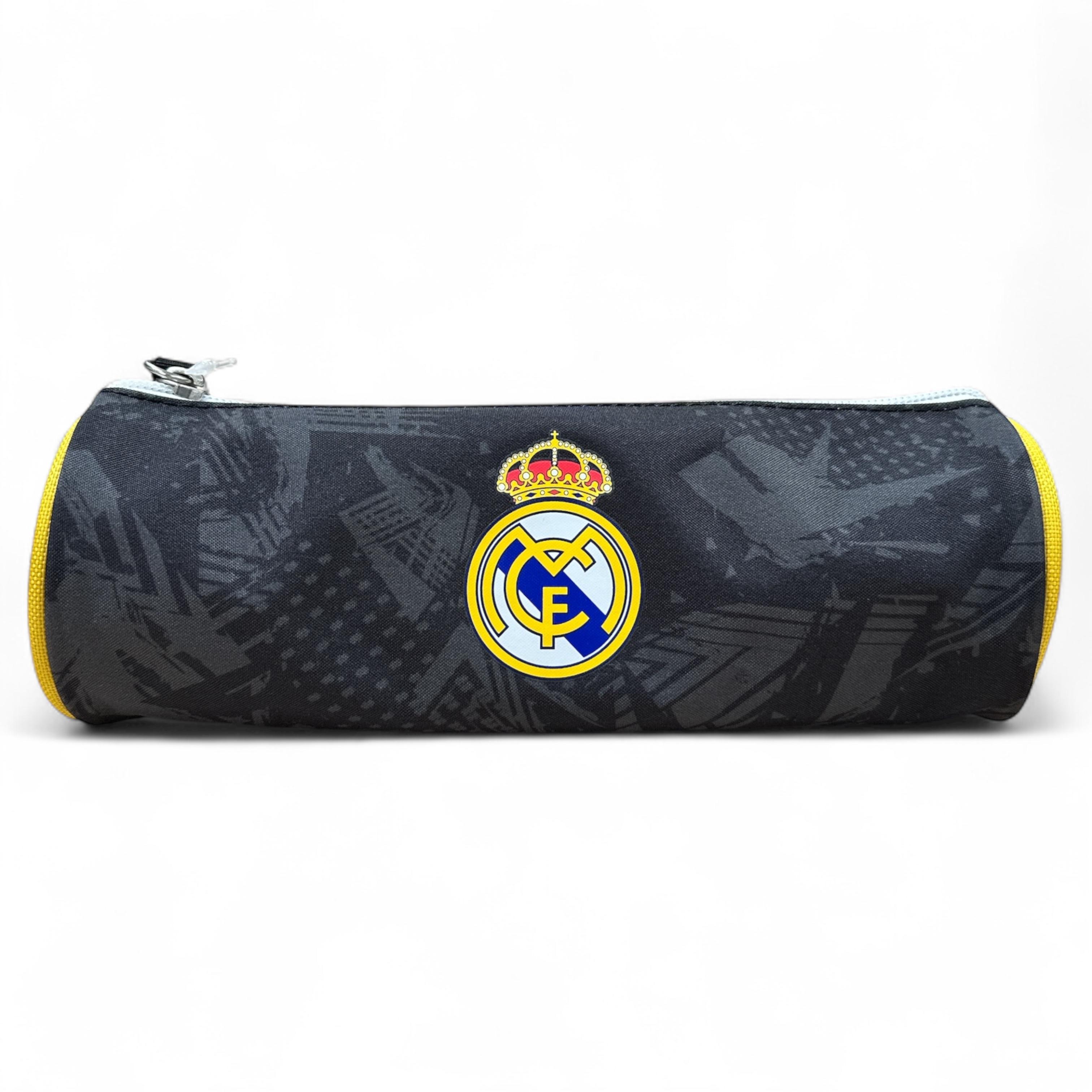 Trousse Scolaire Real Madrid - Collection Officielle - Polyester - Dimensions 7 X 21 X 7 Cm Accessoire école Fan Real Madrid