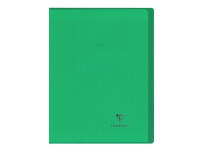Clairefontaine Koverbook 21 x 29,7 cm 96 pages grands carreaux gris au meilleur prix sur