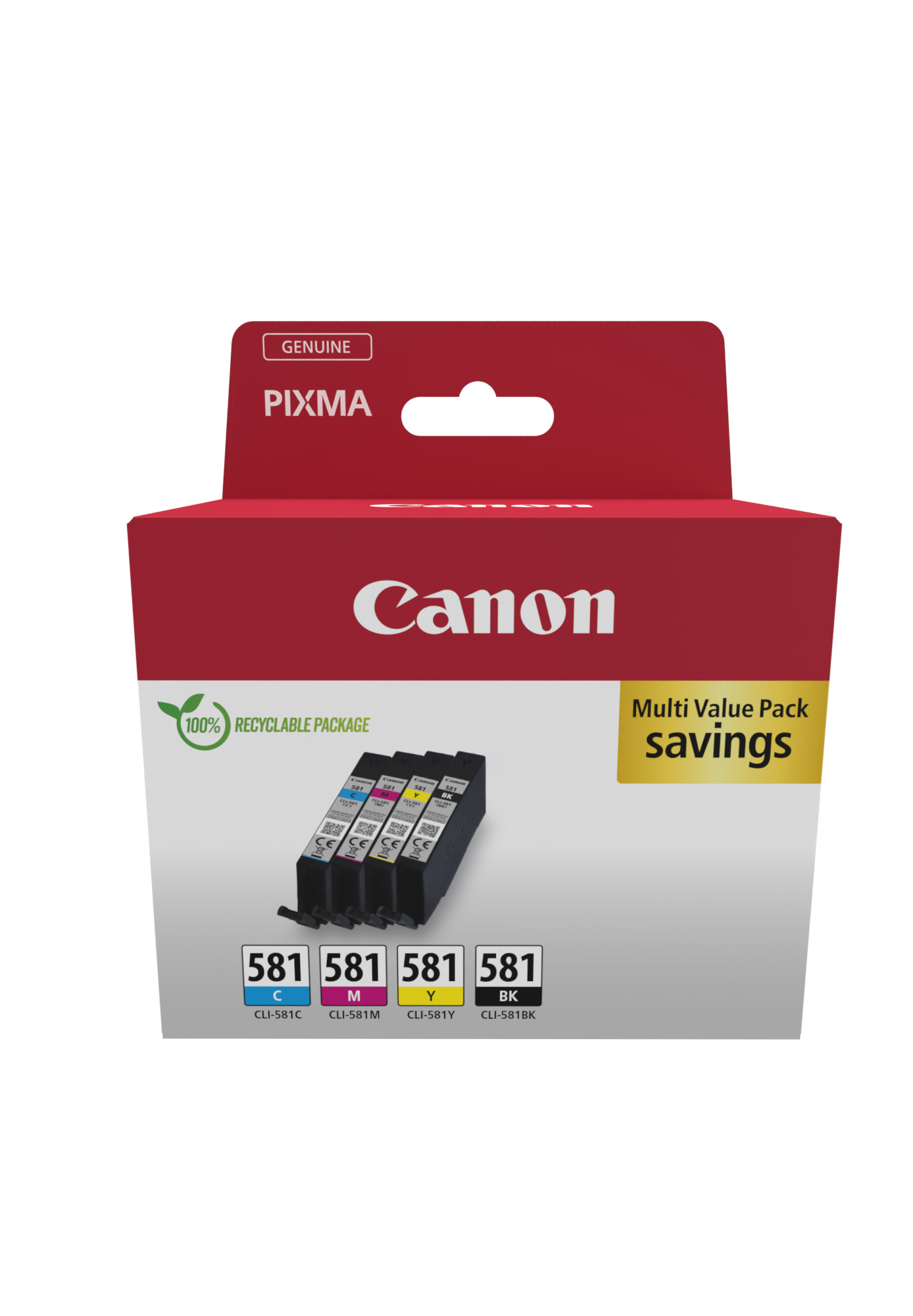Canon CLI-551 XL C Y BK Confezione da 4 Cartucce d'inchiostro (Nero XL Ciano XL agenta XL