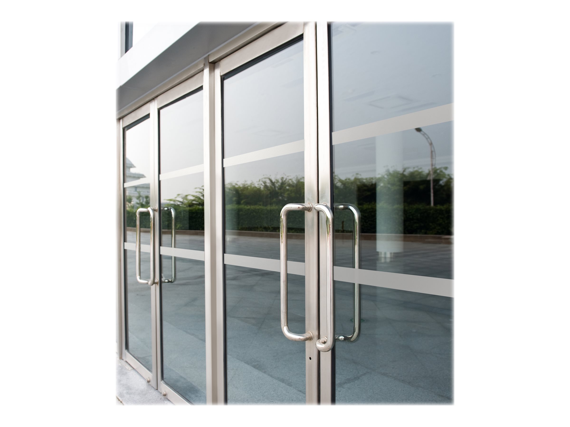Bande de signalisation adhésive pour vitres - Direct Signalétique