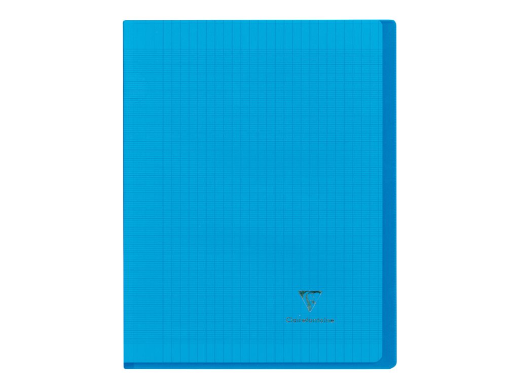 Clairefontaine 971409C Un Cahier Agrafé Koverbook Orange - A4 21x29,7 cm - 96 Pages Grands Carreaux - Papier Blanc 90 g - Couverture Polypro