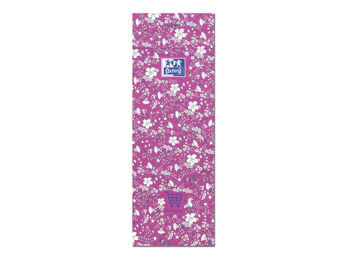 Lot De 10 Bloc-Notes Oxford Flowers A6 Lignés - 160 Pages, Couleurs Assorties