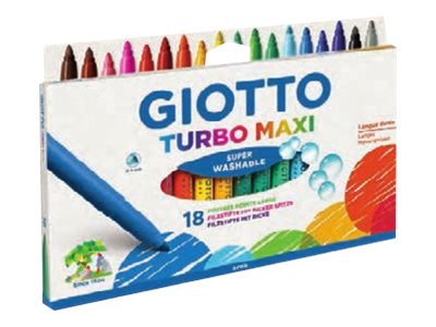 Giotto Stilnovo Et Turbo Color - Coffret Pastels Et Feutres Assortis Pour Enfants Et Artistes
