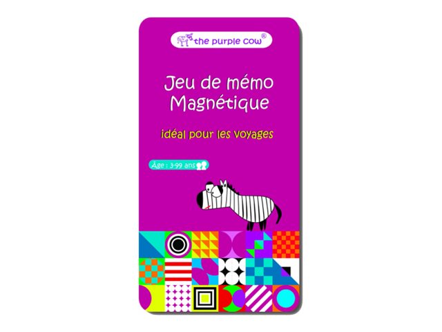 Jeu De Voyage Magnétique The Purple Cow – Boîte Métal, Compact – Idéal Pour Trajets, Vacances Et Pauses