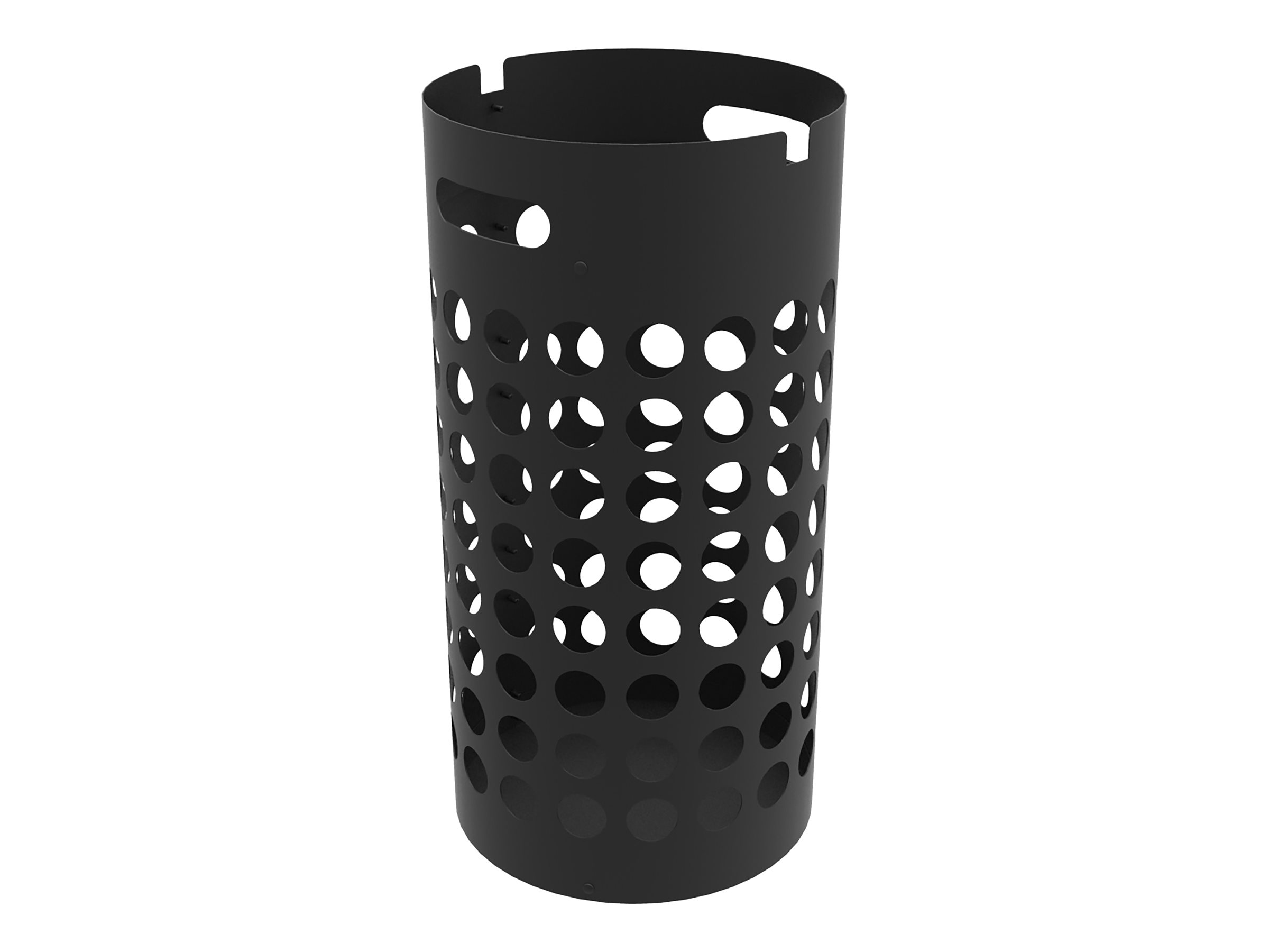 HUONIU Porte-Parapluie Métal Design Rond Creux – Organisateur Autoportant Entrée 58x30x15 Cm, Hôtel Bureau Maison