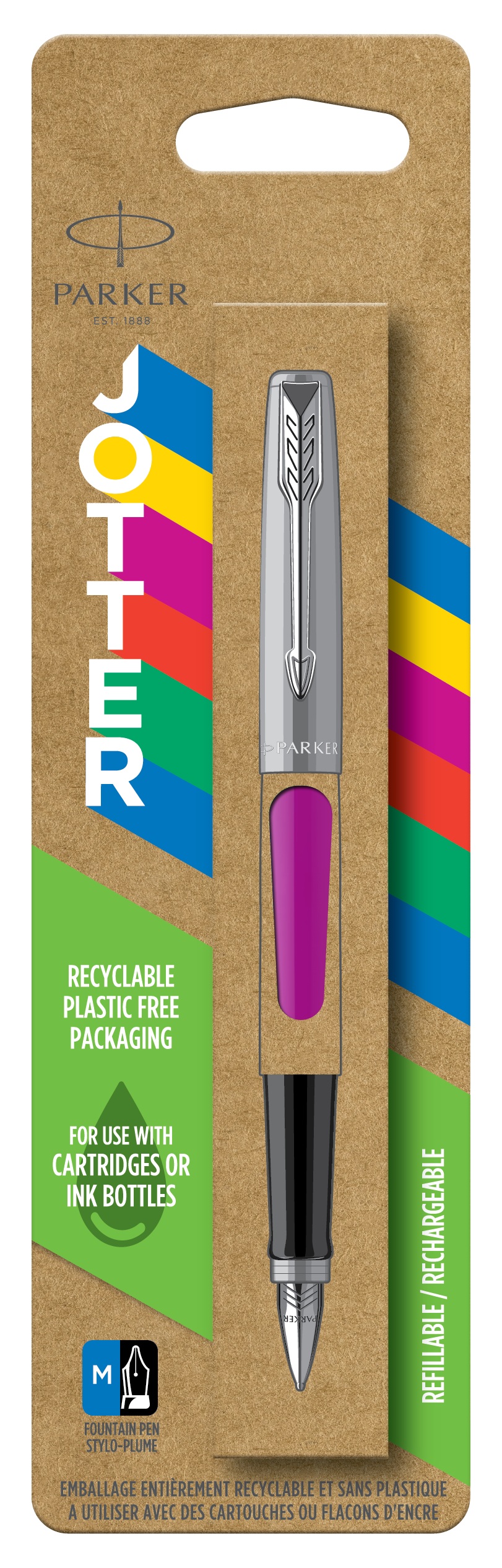 STYLO PLUME PARKER Vector Standard CT Corps Bleu Cartouche 3 sans convertisseur EUR 14,70