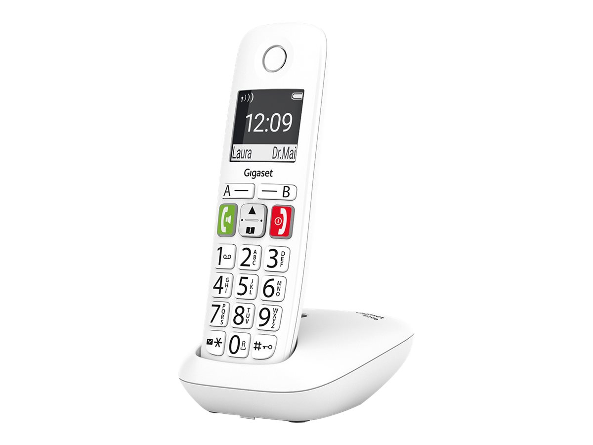 Téléphone Portable Gigaset AS690HX - Version Italienne - Mains Libres Qualité, Grand écran, Clavier éclairé - Autonomie Longue