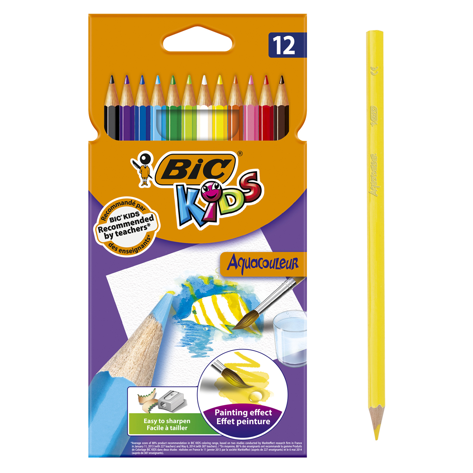 Crayon de couleur Kids Evolution x18 BIC