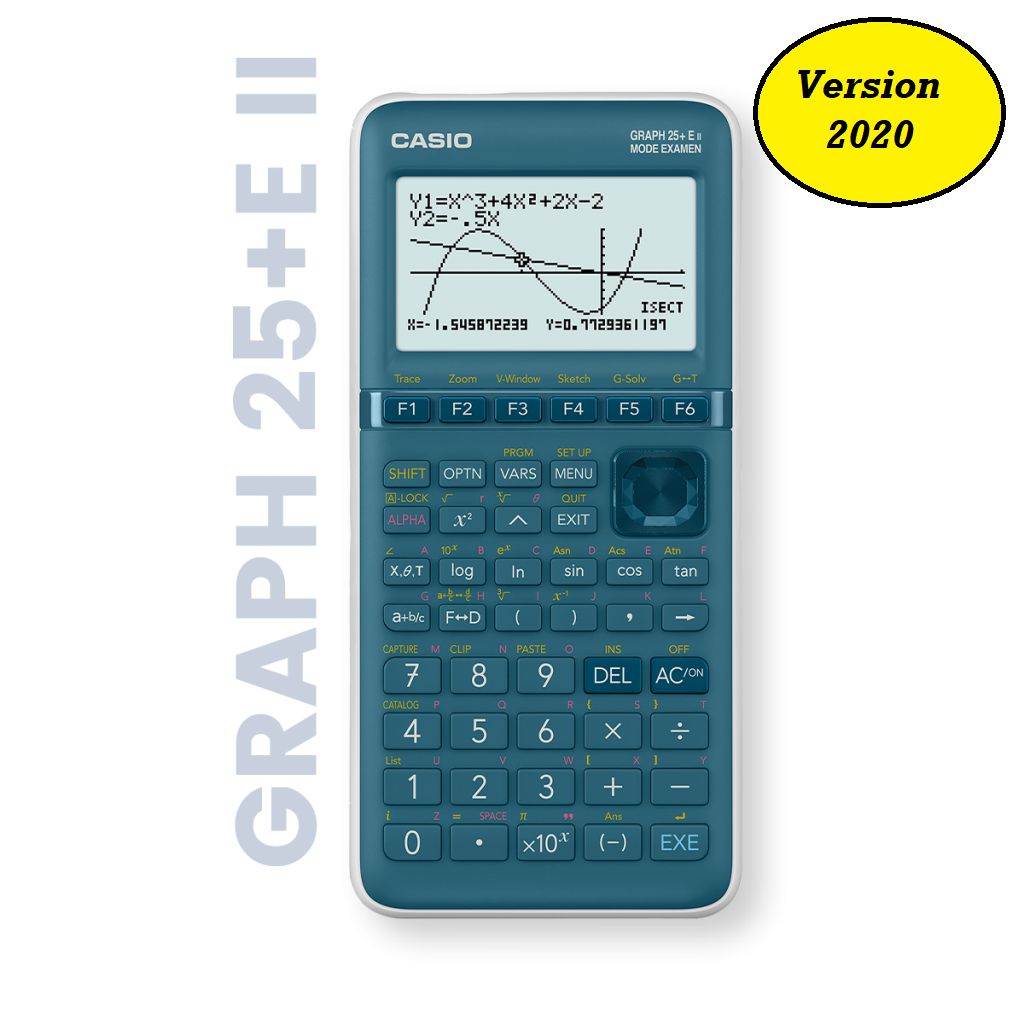 Calculatrice graphique Casio GRAPH 25+ EII /GRAPH 25+ E- mode examen  intégré Pas Cher