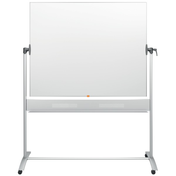 Nobo - Tableau blanc Classic émaillé pivotant mobile - 150 x 120 cm -  magnétique Pas Cher | Bureau Vallée