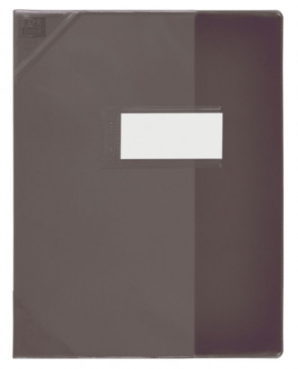 Protège-cahier Noir - 240 x 320 mm (OXFORD Fournitures scolaires)