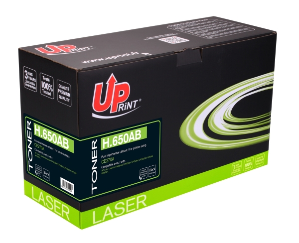 HP 650A - remanufacturé UPrint H.650AB - noir - cartouche laser