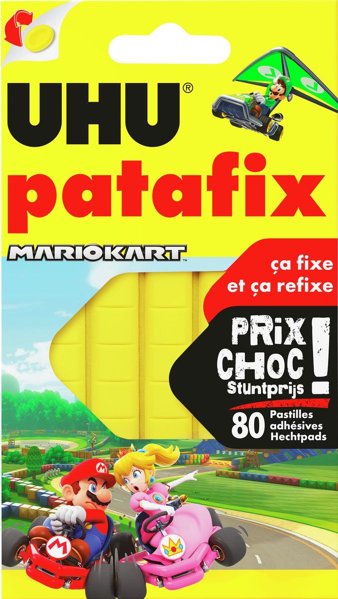 80 pastilles de Patafix UHU jaune