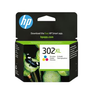 HP 302 Pack de 2 Cartouches d'encre Noir et Trois Couleurs