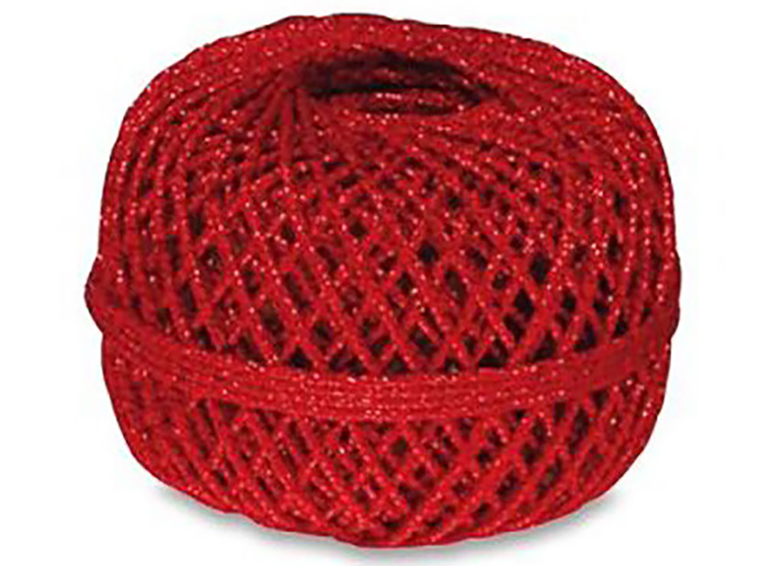 Maildor - Ficelle (pelote de fil) 20 m - rouge métallisé