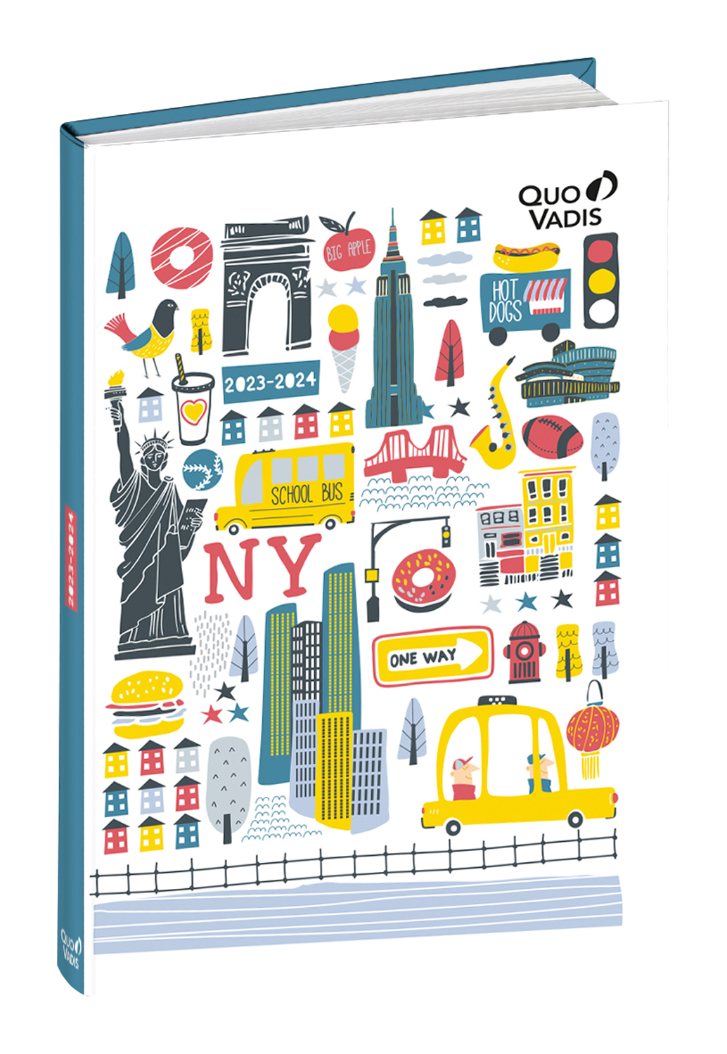 Agenda Cities - 1 jour par page - 12 x 17 cm - différents modèles disponibles - Quo Vadis
