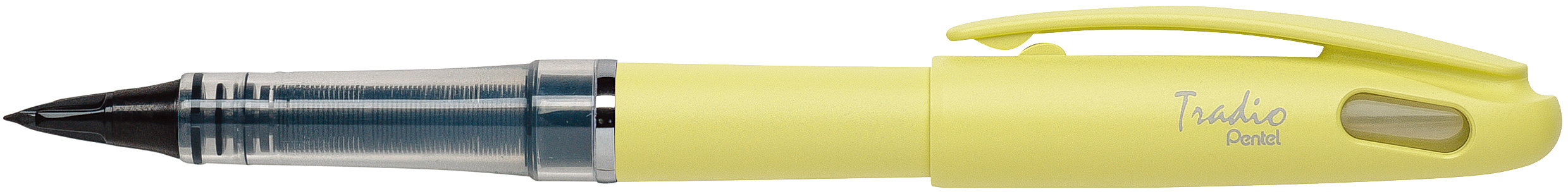 Pentel Tradio Pastel - Feutre plume - corps jaune