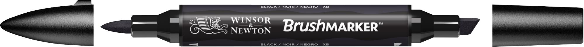 BrushMarker - Stylo pinceau et marqueur - noir