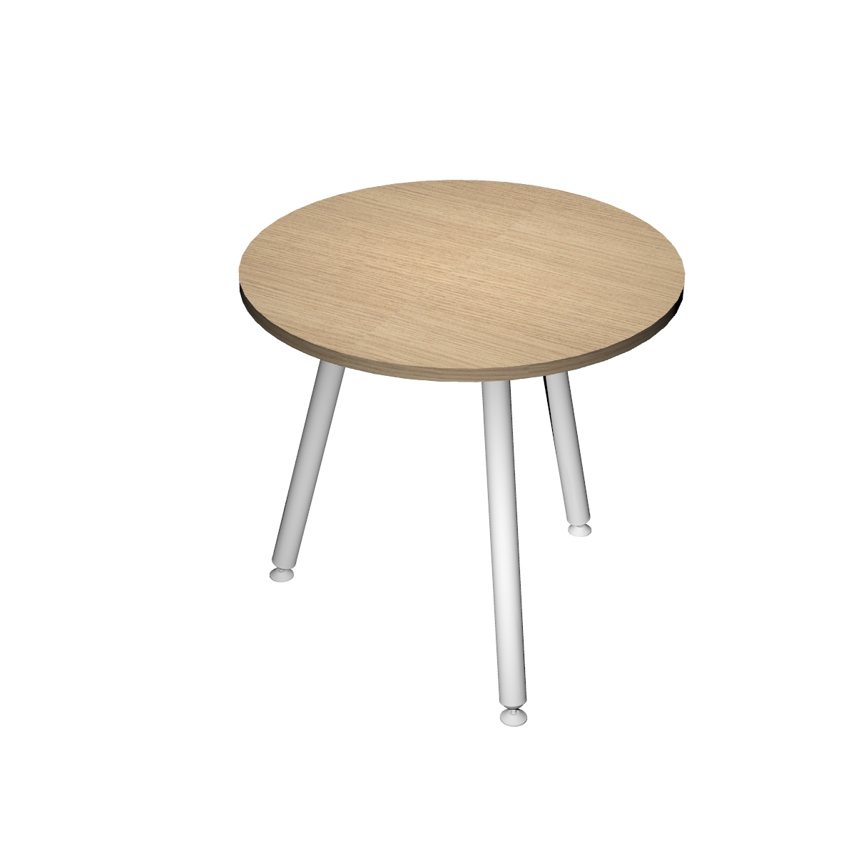 Rond Acrylique sur Pied Blanc  Location de tables et chaises