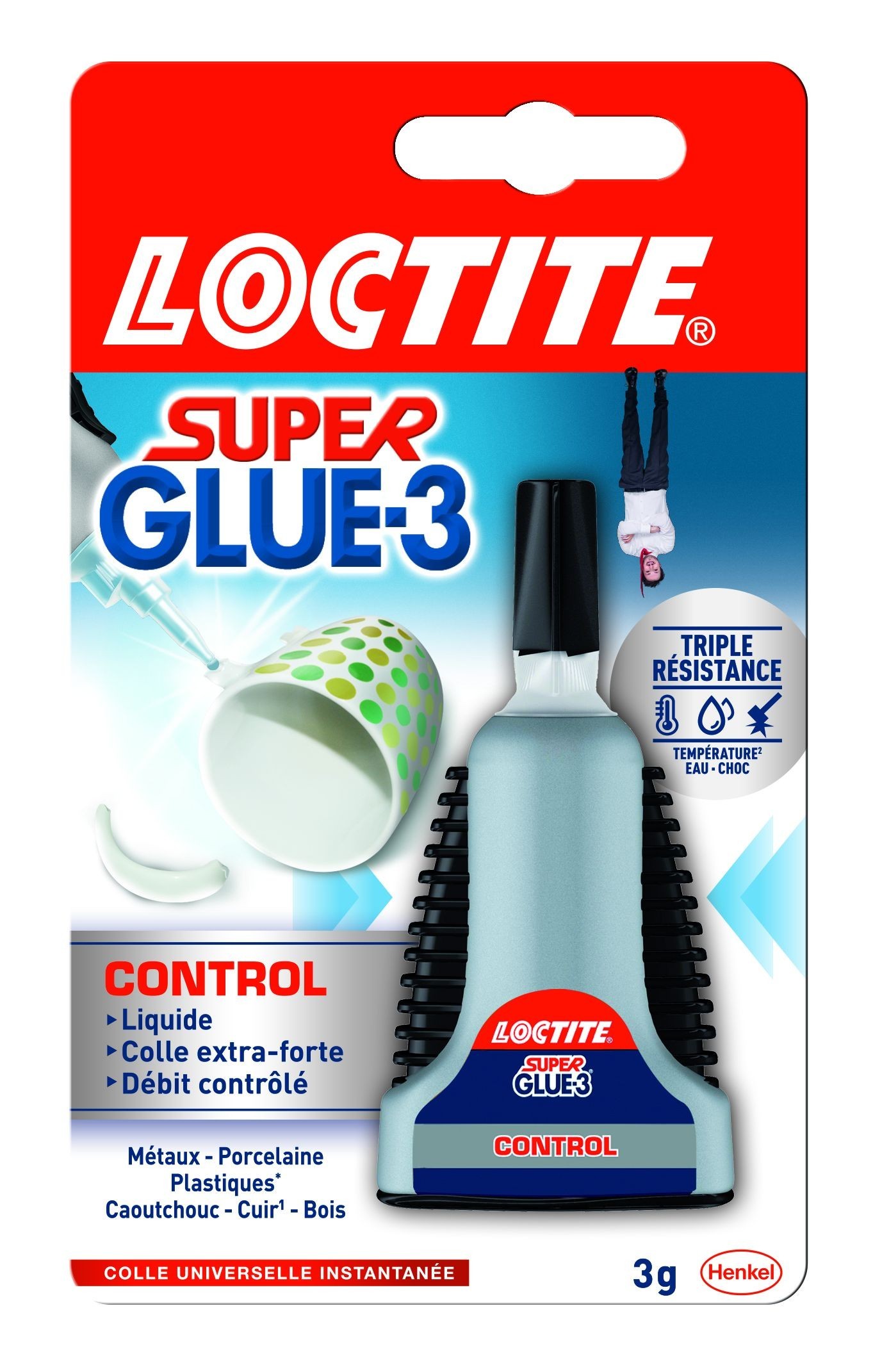 Loctite - Super Glue 3 Gel - Flacon de colle applicateur - 3 gr Pas Cher