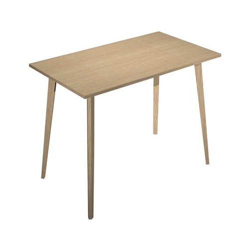 Table haute - 140 x 80 x 105 cm - Pieds bois - Chêne