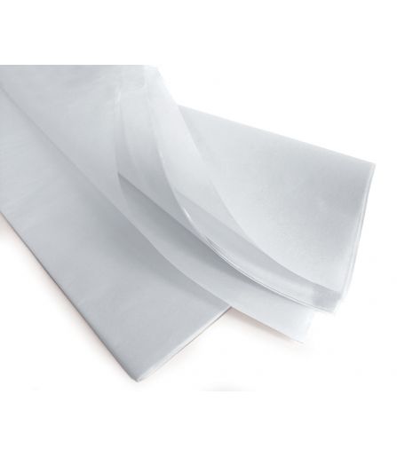Lot de 25 feuilles de papier de soie blanc pour emballage