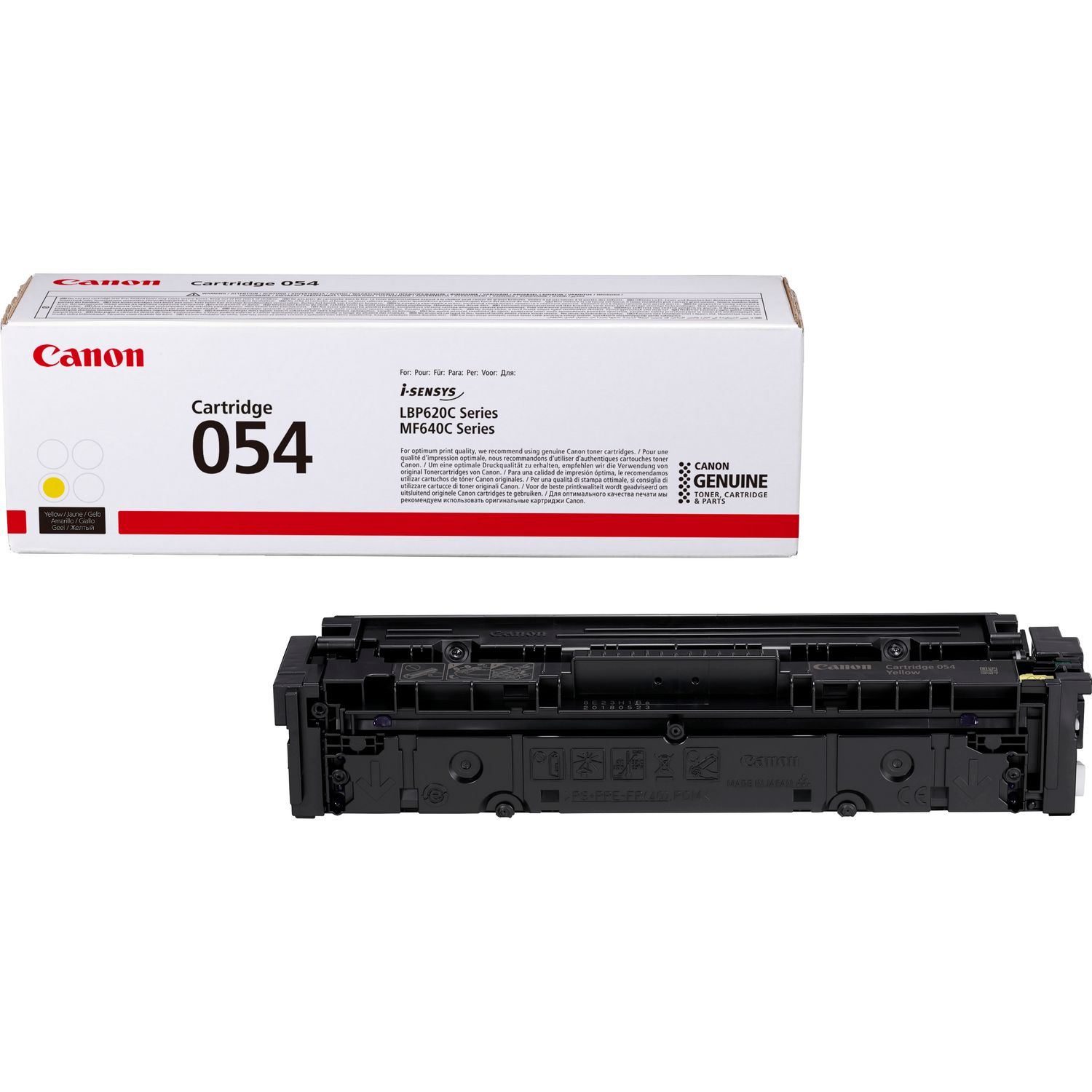 Canon 054 - jaune - cartouche laser d'origine