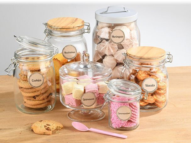 500 étiquettes Autocollantes Kraft – Ronds 4 Cm – Motifs Floraux Et De Noël – Pour Pots, Cadeaux, Emballages DIY