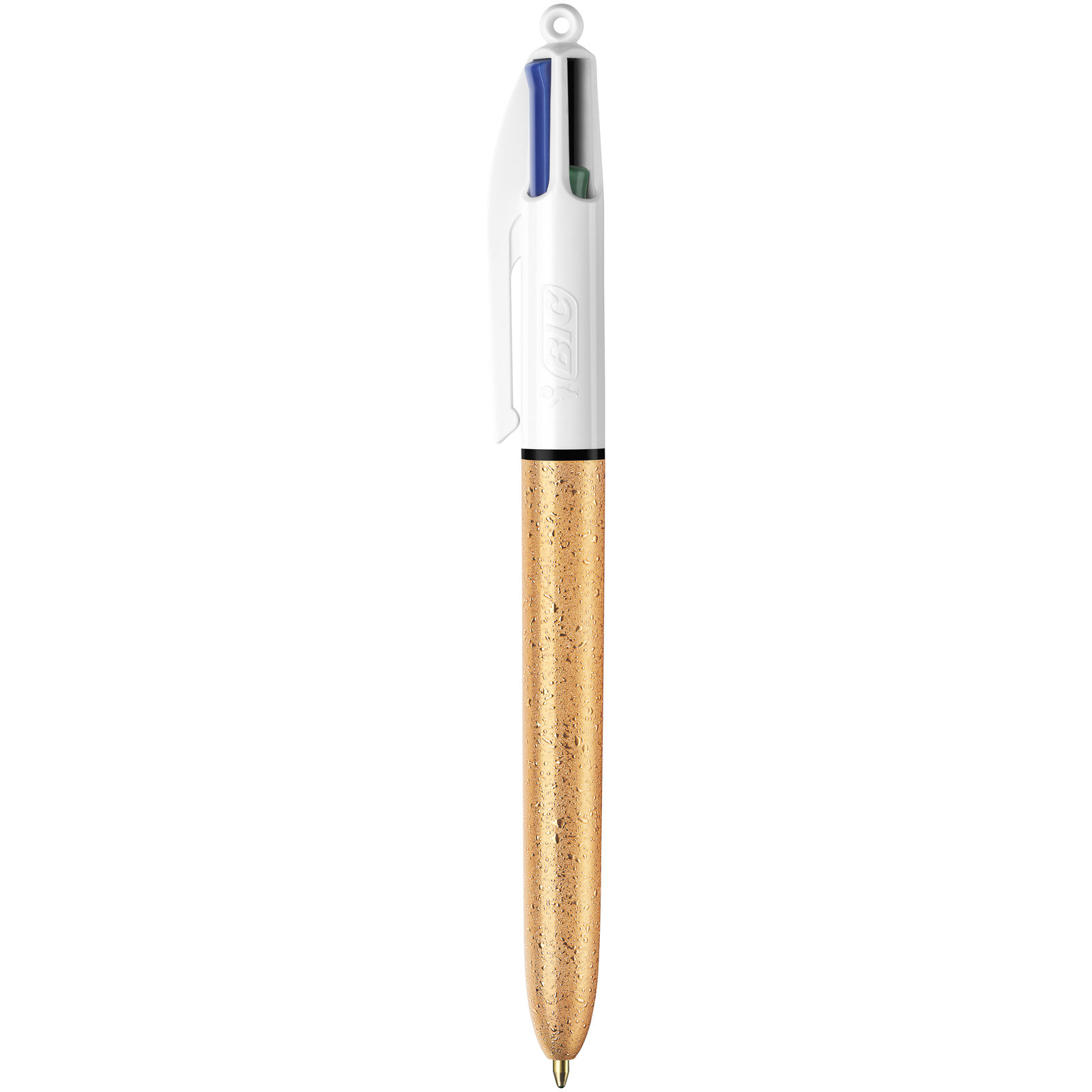 Recharge pour stylo Bic à bille - 4 couleurs - pointe moyenne - encre verte  pas cher