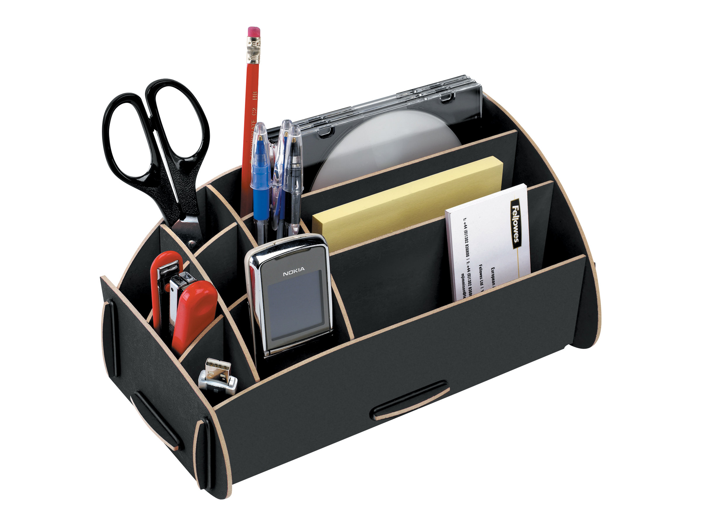 WedHuis Organisateur Sous-Bureau Adhésif 2 Pièces – Boîte De Rangement Invisible Pour Bureau Et Tiroir (Noir)