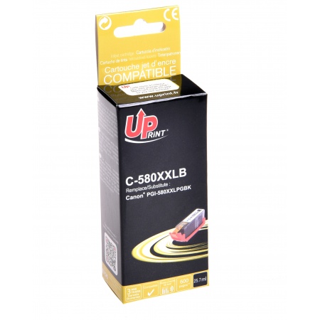 Cartouche compatible Canon PGI-580XXL - noir photo - UPrint C.580XXLB  