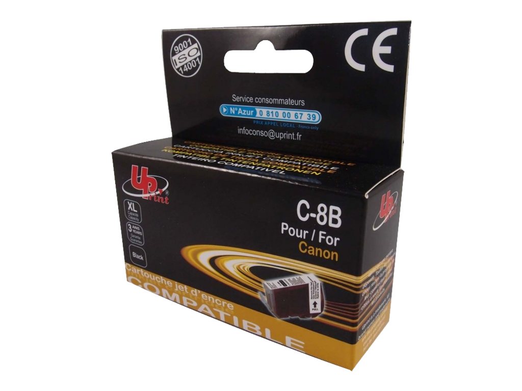 Cartouche compatible Canon CLI-8 - noir - UPrint C.8B  