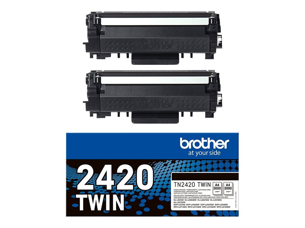Toner Noir Brother TN2420 compatible